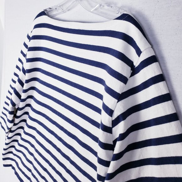 J Crew Classic Mariner Boatneck T-shirt in Stripe BF359 size 3X Nautical Preppy - Picture 10 of 16